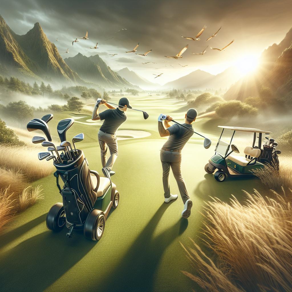 Golf Trolley Push vs Pull: Epic Showdown on the Green!